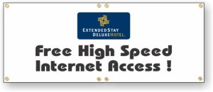 (image for) Extended Stay America 28\" x 6\' Banner