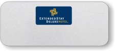 (image for) Extended Stay Deluxe Hotel Silver Logo Only Badge