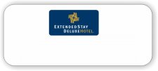 (image for) Extended Stay Deluxe Hotel White Logo Only Badge