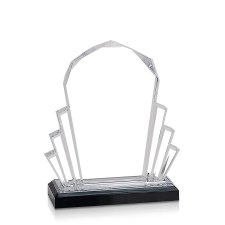 (image for) Silver Faceted Impress Acrylic Award - Medium