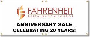 (image for) Fahrenheit Ultra Lounge & Restaurant Banner Logo Center