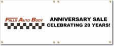 (image for) Falls Auto Body Banner Logo Left