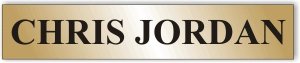 (image for) Farmington Square 1.5\"x8\" Name Plate