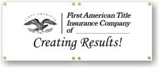 (image for) First American Title Your Location Logo 28'' x 6' Banner