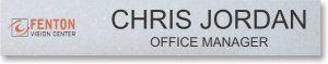 (image for) Fenton Vision Center Nameplate