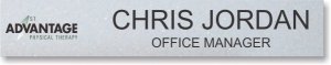 (image for) First Advantage Physical Therapy Nameplate