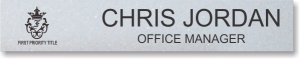 (image for) First Priority Title Nameplate