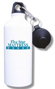 (image for) Five Star Mattress Water Bottle - White