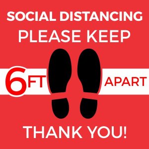 (image for) Social Distancing Floor Vinyl