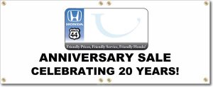 (image for) Friendly Honda Banner Logo Center