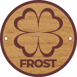 (image for) Adam Frost Wooden Drum Badge