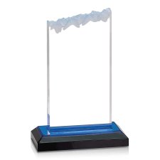(image for) Blue Frosted Impress Acrylic Award - Large