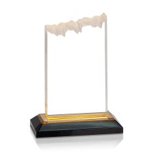 (image for) Gold Frosted Impress Acrylic Award - Medium