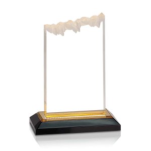 (image for) Gold Frosted Impress Acrylic Award - Medium