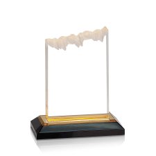 (image for) Gold Frosted Impress Acrylic Award - Small