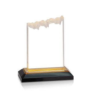 (image for) Gold Frosted Impress Acrylic Award - Small