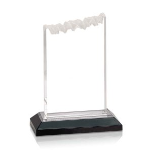 (image for) Silver Frosted Impress Acrylic Award - Medium
