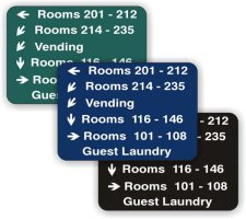 (image for) 6 Line Directional Sign