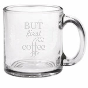 (image for) Glass Coffee Mug - -Set of 4