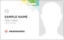 (image for) GradImages Horizontal Photo ID Badge