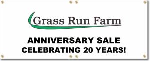 (image for) Grass Run Farm, Inc. Banner Logo Center