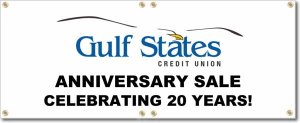 (image for) Gulf States Credit Union Banner Logo Center