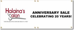 (image for) Halaina\'s Salon Banner Logo Left