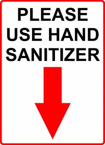 (image for) Hand Sanitizer Sign