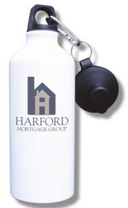 (image for) Harford Mortgage Group Water Bottle - White