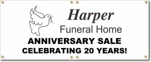 (image for) Harper Funeral Home Banner Logo Center