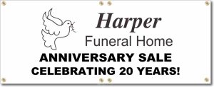 (image for) Harper Funeral Home Banner Logo Center