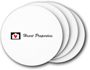 (image for) Heart For Dog Rescue Coasters (5 Pack)
