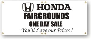 (image for) Honda Logo A 28\" x 6\' Banner