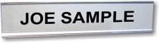 (image for) H&R Block Silver Name Plate