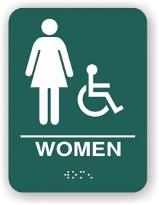 (image for) HT210 - Hawthorn Women\'s Restroom Sign