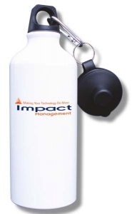 (image for) IMPACT Management Water Bottle - White