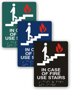 (image for) In Case of Fire Sign