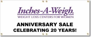 (image for) Inches-A-Weigh Banner Logo Center