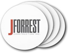 (image for) J. Forrest Construction, Inc. Coasters (5 Pack)