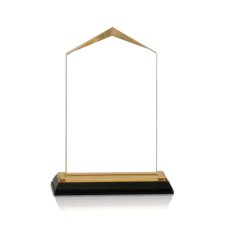 (image for) Gold Jewel Corner Acrylic Award - Medium