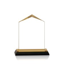 (image for) Gold Jewel Corner Acrylic Award - Small