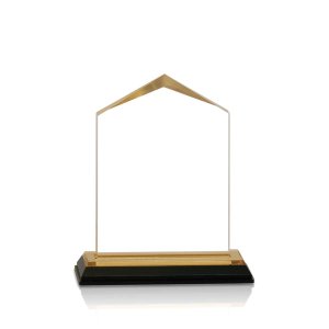 (image for) Gold Jewel Corner Acrylic Award - Small