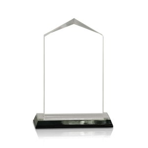 (image for) Silver Jewel Corner Acrylic Award - Medium