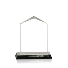 (image for) Silver Jewel Corner Acrylic Award - Small