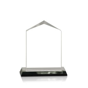 (image for) Silver Jewel Corner Acrylic Award - Small