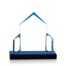 (image for) Blue Jewel Post Impress Acrylic Award - Medium
