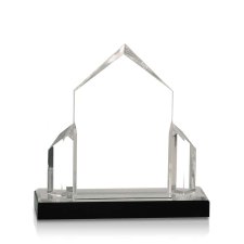 (image for) Silver Jewel Post Impress Acrylic Award - Medium