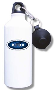 (image for) Kansas Funeral Directors Assoc. Water Bottle - White