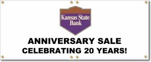 (image for) Kansas State Bank Banner Logo Center