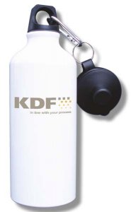 (image for) KDF Water Bottle - White